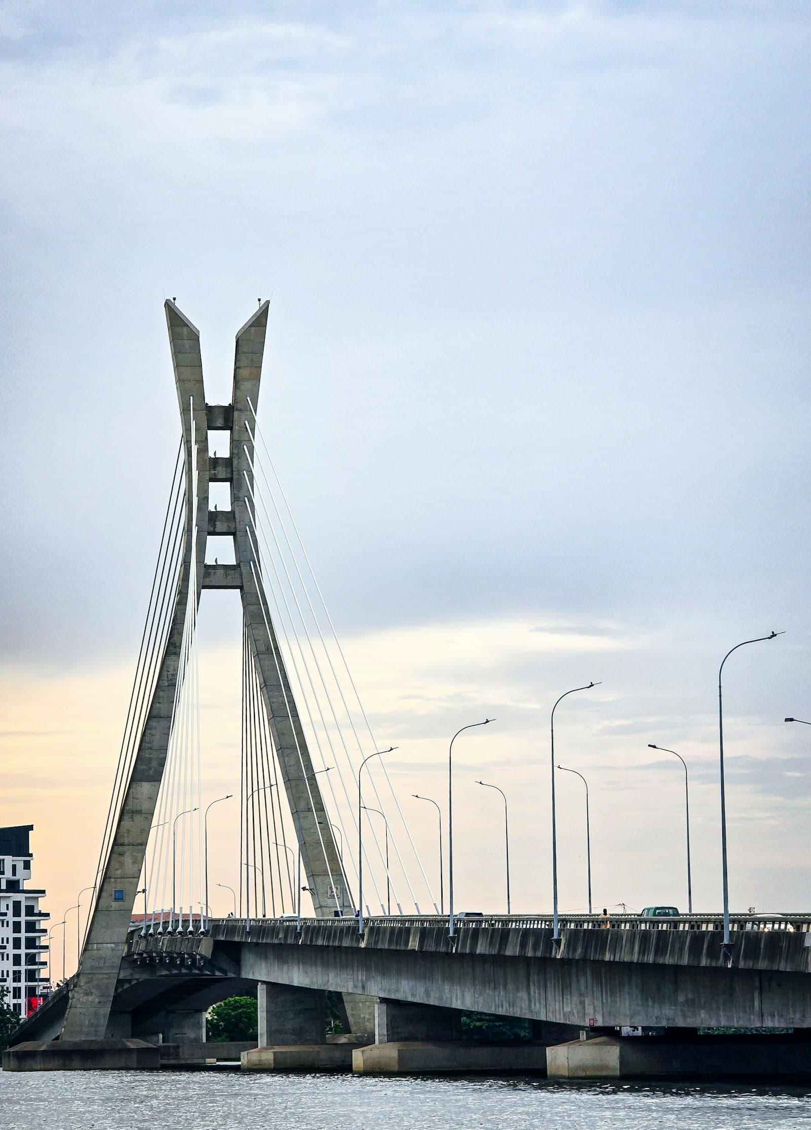 The Lekki–Ikoyi link bridge in Lagos